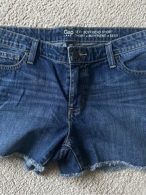 GAP Dark Blue Denim Sexy Boyfriend Shorts